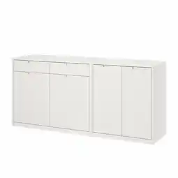 IKEA Tonstad Oppbevaringskombinasjon, offwhite, 201x47x91 cm tilbud