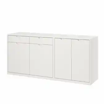 IKEA Tonstad Oppbevaringskombinasjon, offwhite, 201x47x91 cm tilbud