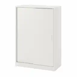 IKEA Tonstad Skap med skyvedører, offwhite, 81x37x116 cm tilbud