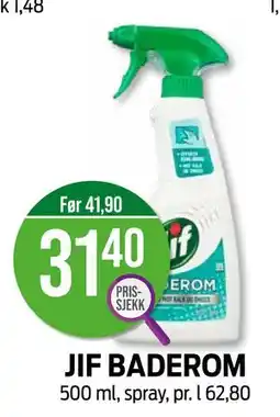 Kiwi JIF BADEROM, NOK 31.4 tilbud