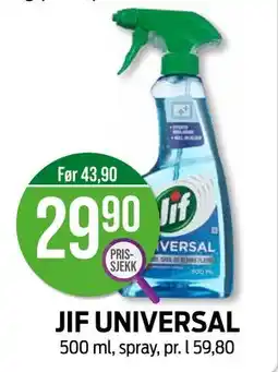 Kiwi JIF UNIVERSAL, NOK 29.9 tilbud