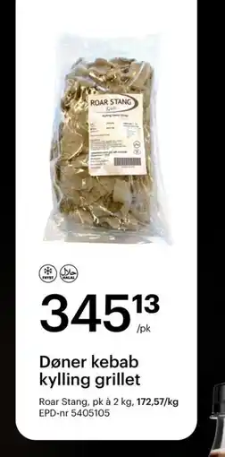 Storcash ROAR STANG Døner kebab kylling grillet tilbud