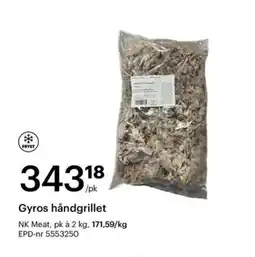 Storcash Gyros håndgrillet tilbud
