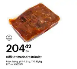 Storcash ROAR STANG Biffkutt marinert strimlet tilbud