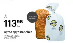 Storcash Gyros spyd babelula tilbud