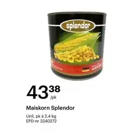 Storcash UNIL Maiskorn splendor tilbud