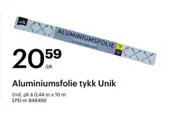 Storcash Aluminiumsfolie tykk unik tilbud