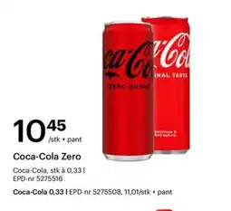 Storcash Coca-cola zero tilbud
