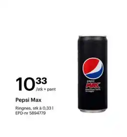 Storcash Pepsi max tilbud