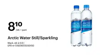 Storcash Arctic water still/sparkling tilbud