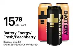 Storcash Battery energy/ fresh/peachberry tilbud