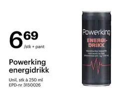 Storcash POWERKING Energidrikk tilbud