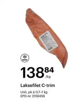 Storcash UNIL Laksefilet c-trim tilbud