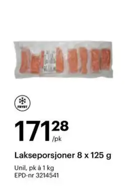 Storcash UNIL Lakseporsjoner tilbud