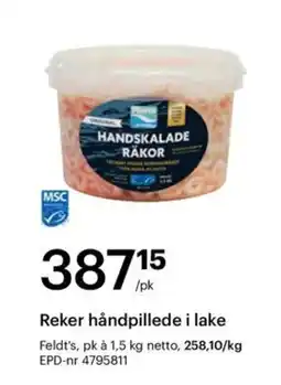 Storcash FELDT'SReker håndpillede i lake tilbud