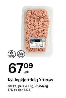 Storcash Kyllingkjøttdeig ytterøy tilbud