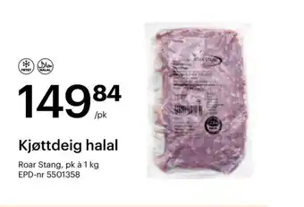 Storcash ROAR STANG Kjøttdeig halal tilbud