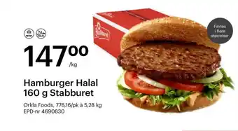 Storcash Hamburger halal stabburet tilbud