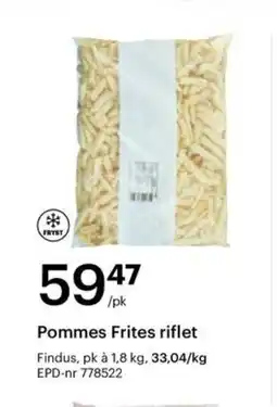Storcash FINDUS Pommes frites riflet tilbud