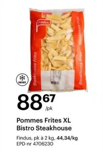 Storcash FINDUS Pommes frites xl bistro steakhouse tilbud