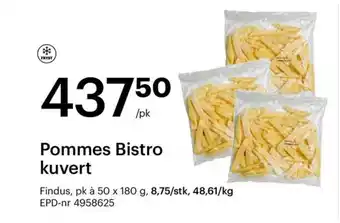 Storcash FINDUS Pommes bistro kuvert tilbud