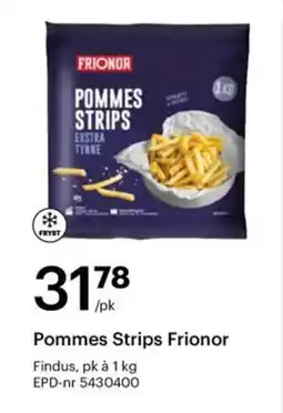 Storcash FINDUS Pommes strips frionor tilbud