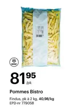 Storcash FINDUS Pommes bistro tilbud