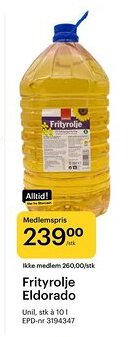 Storcash UNIL Frityrolje eldorado tilbud