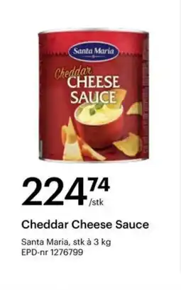 Storcash SANTA MARIA Cheddar cheese sauce tilbud
