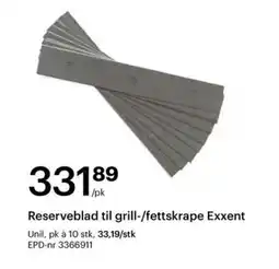 Storcash Reserveblad til grill-/fettskrape exxent tilbud