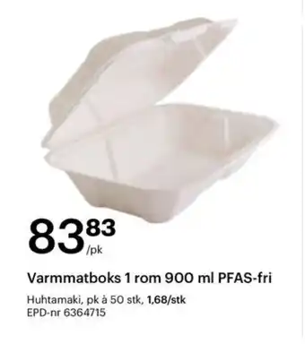Storcash Varmmatboks 1 rom 900 ml pfas-fri tilbud