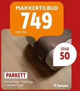 Byggmakker PARKETT, NOK 749 tilbud