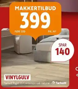 Byggmakker VINYLGULV, NOK 399 tilbud