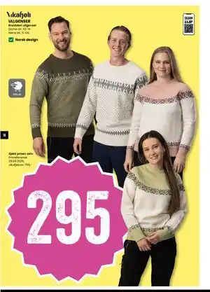 Sport Outlet ULLGENSER, NOK 295 tilbud