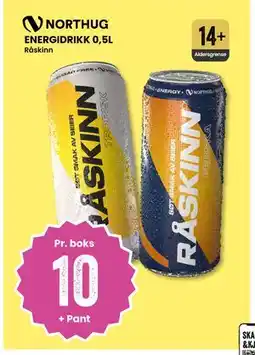 Sport Outlet ENERGIDRIKK 0,5L, NOK 10 tilbud