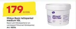 Byggmax Midun Basic lettsparkel medium 10L, NOK 179 tilbud
