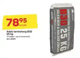 Byggmax Adda tørrbetong B30 25 kg, NOK 78.95 tilbud