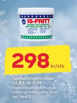 Byggmax Issmeltingsmiddel 12,5 L Is-fritt, NOK 298 tilbud