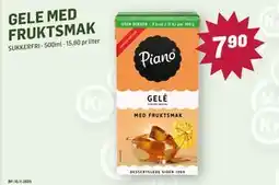 Holdbart GELE MED FRUKTSMAK, NOK 7.9 tilbud