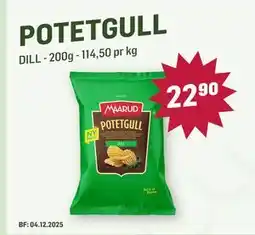 Holdbart POTETGULL, NOK 22.9 tilbud