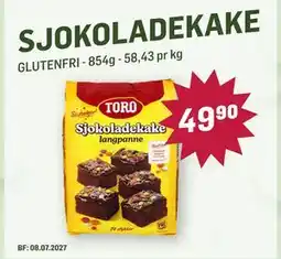 Holdbart SJOKOLADEKAKE, NOK 49.9 tilbud