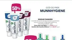 Apotek 1 Sensitive eller Sensitive Whitener, NOK 32.5 tilbud