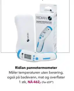 Apotek 1 Ridian pannetermometer, NOK 462 tilbud