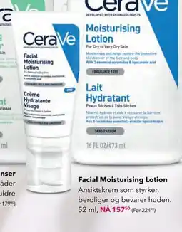 Apotek 1 Facial Moisturising Lotion, NOK 157.5 tilbud