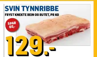 Price Lagerbutikk Svin tynnribbe tilbud