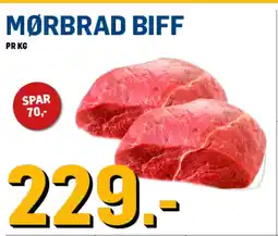 Price Lagerbutikk Mørbrad biff tilbud