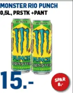 Price Lagerbutikk Monster rio punch tilbud