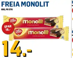 Price Lagerbutikk Freia monolit tilbud