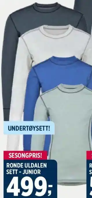Sport 1 RONDE ULDALEN SETT - JUNIOR tilbud