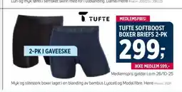 Sport 1 Tufte softboost boxer briefs 2-pk tilbud